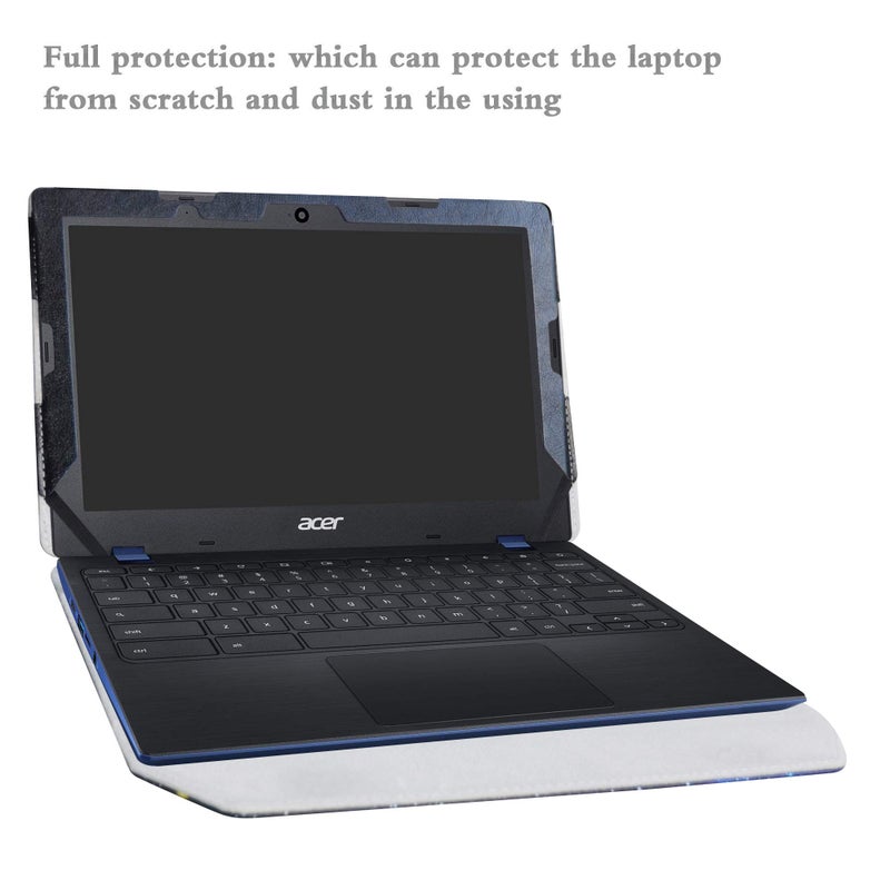 Alapmk Protective Case Cover for Acer Chromebook 11 CB311-8H/Chromebook 311 CB311-9H 11.6" Series Laptop[Not Fit Chromebook 11 CB311-7H CB3-131 CB3-132 C771T CB3-111 C732],Galaxy - Image 4